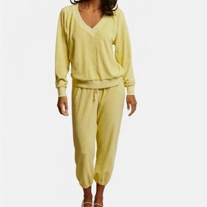 PerfectWhiteTee Terry cloth Sonny Vneck